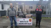 Salihli'de plakasız motosiklet çalıntı çıktı