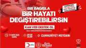 Manisa'da Kızılay'dan kan bağış kampanyası