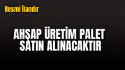 AHŞAP ÜRETİM PALET SATIN ALINACAKTIR