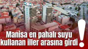 Manisa su faturası fiyatlarında kaçıncı sırada?