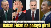 26 ilde yapılan Cumhurbaşkanlığı seçimi anketi!