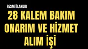 2026 YILIİÇİN HASTANE GENELİ 28 KALEM BAKIM ONARIM VE HİZMET ALIMİŞİ