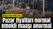 Başkan Adayı Halim Şener: “Pazar fiyatları çok normal”
