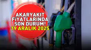 AKARYAKIT FİYATLARINDA SON DURUM 19 ARALIK 2025 | Benzin ya da motorine indirim veya zam var mı? Benzin, motorin, LPG dahil Ankara, İzmir, İstanbul akaryakıt fiyatları