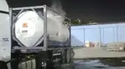Kimya fabrikasında korkutan kimyasal sızıntı!
