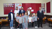 TKDK öğrencilere çanta ve kırtasiye malzemesi dağıttı