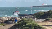 Kargo gemisi karaya oturdu