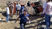 Traktör kazasında 1 kişi öldü, 4 kişi yaralandı