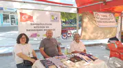 Satışa sunulan kitaplar festivale renk kattı
