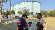 Manisa'da okul önlerinde huzur denetimi