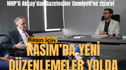 MHP’li Akçay’dan Gazeteciler Cemiyeti'ne ziyaret