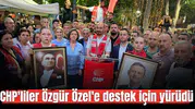 CHP'liler Özgür Özel'e destek için yürüdü