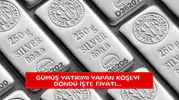 Gümüş yatırımı yapan köşeyi döndü işte fiyatı...