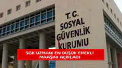 SGK uzmanı en düşük emekli maaşını açıkladı