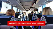 Otobüs biletlerinde yeni dönem