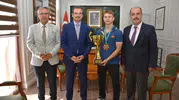 Kaymakam Güldoğan, Kickboks Dünya Şampiyonunu ağırladı