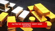 Altın ve gümüşte sert geri çekilme