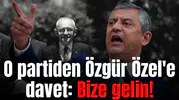 O partiden Özgür Özel'e davet: Bize gelin