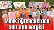 Minik öğrencilerden sıfır atık sergisi