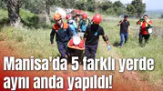 Manisa'da 5 farklı yerde aynı anda yapıldı!