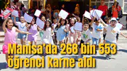 Manisa’da 268 bin 553 öğrenci karne aldı