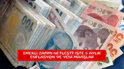 Emekli zammı netleşti! İşte 5 aylık enflasyon ve yeni maaşlar