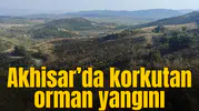 Manisa’da korkutan orman yangını
