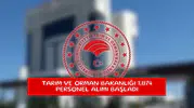 Tarım ve Orman Bakanlığı 1.874 personel alımı başladı