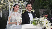 Manisa iş dünyasını buluşturan düğün! Ece ile Ömer Faruk mutluluğa "evet" dedi