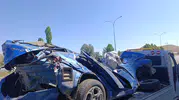 Feci kaza minik bebeği anne babasız bıraktı