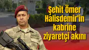Şehit Ömer Halisdemir'in kabrine ziyaretçi akını
