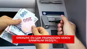 Emekliye en çok promosyon veren bankalar değişti...