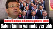 İmamoğlu'ndan beklenen açıklama geldi: Bakın kimin yanında yer aldı