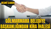 İLAN GÖLMARMARA BELEDİYE BAŞKANLIĞINDAN