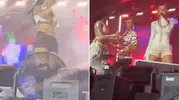 Manifest konserinde olay çıktı