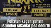 Polisten kaçan şahsın üstünden çıkanlar pes dedirtti