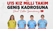 Soma Zafer Spor'dan milli gurur: Dört sporcu U15 Kız Milli Takım Geniş Kadrosunda