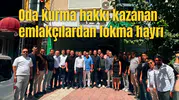Oda kurma hakkı kazanan emlakçılardan lokma hayrı