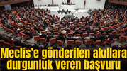 Meclis'e gönderilen akıllara durgunluk veren başvuru