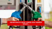 Akaryakıta gece yarısı dev indirim geldi...