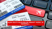 Uçak bileti alacaklar dikkat yüzde 30 indirimli...