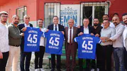 Nurlupınarspor belediye başkanlarını ağırladı