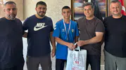 Türkiye şampiyonu Bulut Yaman ödüllendirildi