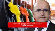 Mehmet Şimşek'ten akaryakıt açıklaması