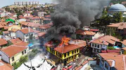 Odunpazarı Evleri'nde korkutan yangın