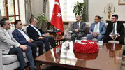 Vali Özkan Kasapoğlu'nu ağırladı