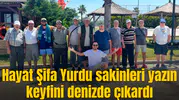 Hayat Şifa Yurdu sakinleri yazın keyfini denizde çıkardı