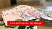 Emeklilikte bu kısım çok önemli...