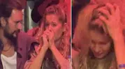 Burcu Biricik önce ağladı sonra göbek attı