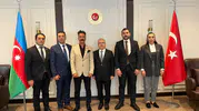 HOŞGÜL’DEN BAKÜ’DE BÜYÜKELÇİ AKGÜN’E ZİYARET